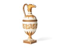 A Wedgwood Gilt Decorated Creamware Ewer