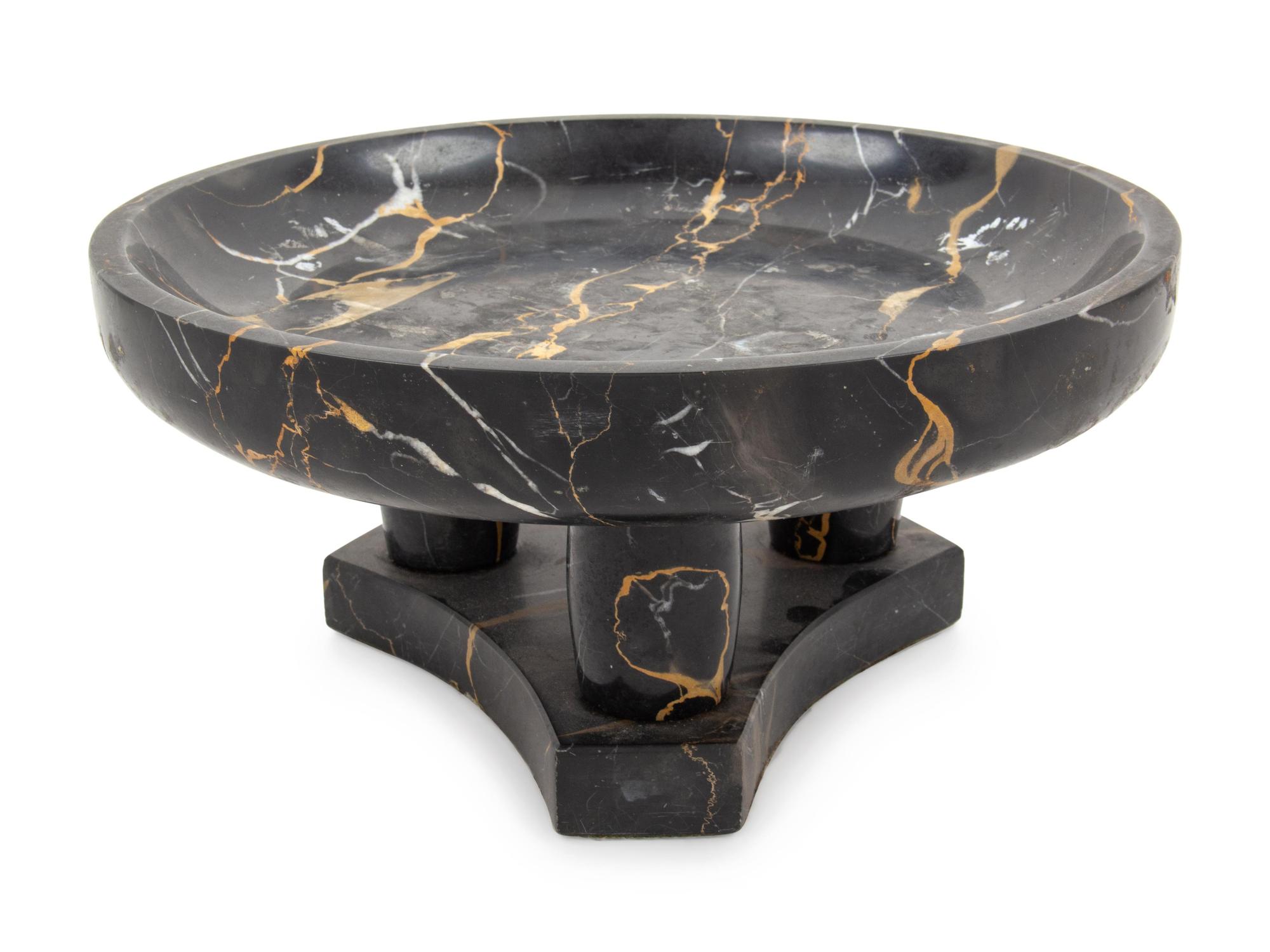 A Continental Marble Tazza