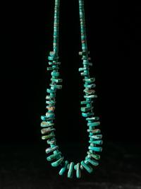 Pueblo Single-strand Turquoise Tab Necklace
