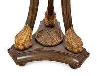 A Pair of Painted and Parcel Gilt Pedestals