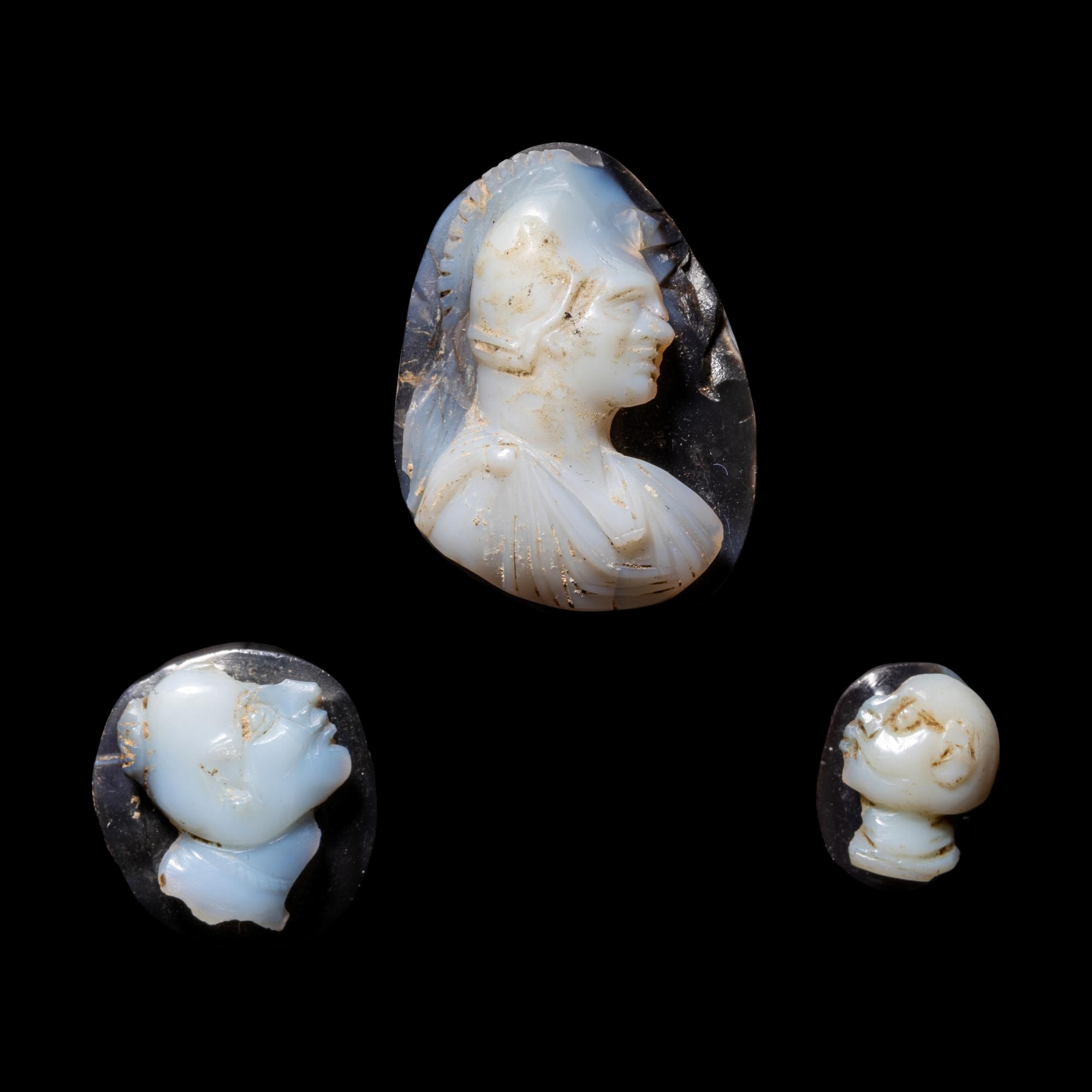 Three Roman Onyx Cameos