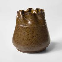Vase with ruffled rim, c. 1897-1900 Biloxi, Mississippi, USA