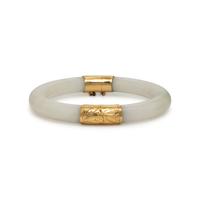 Jade and Yellow Gold Bracelet