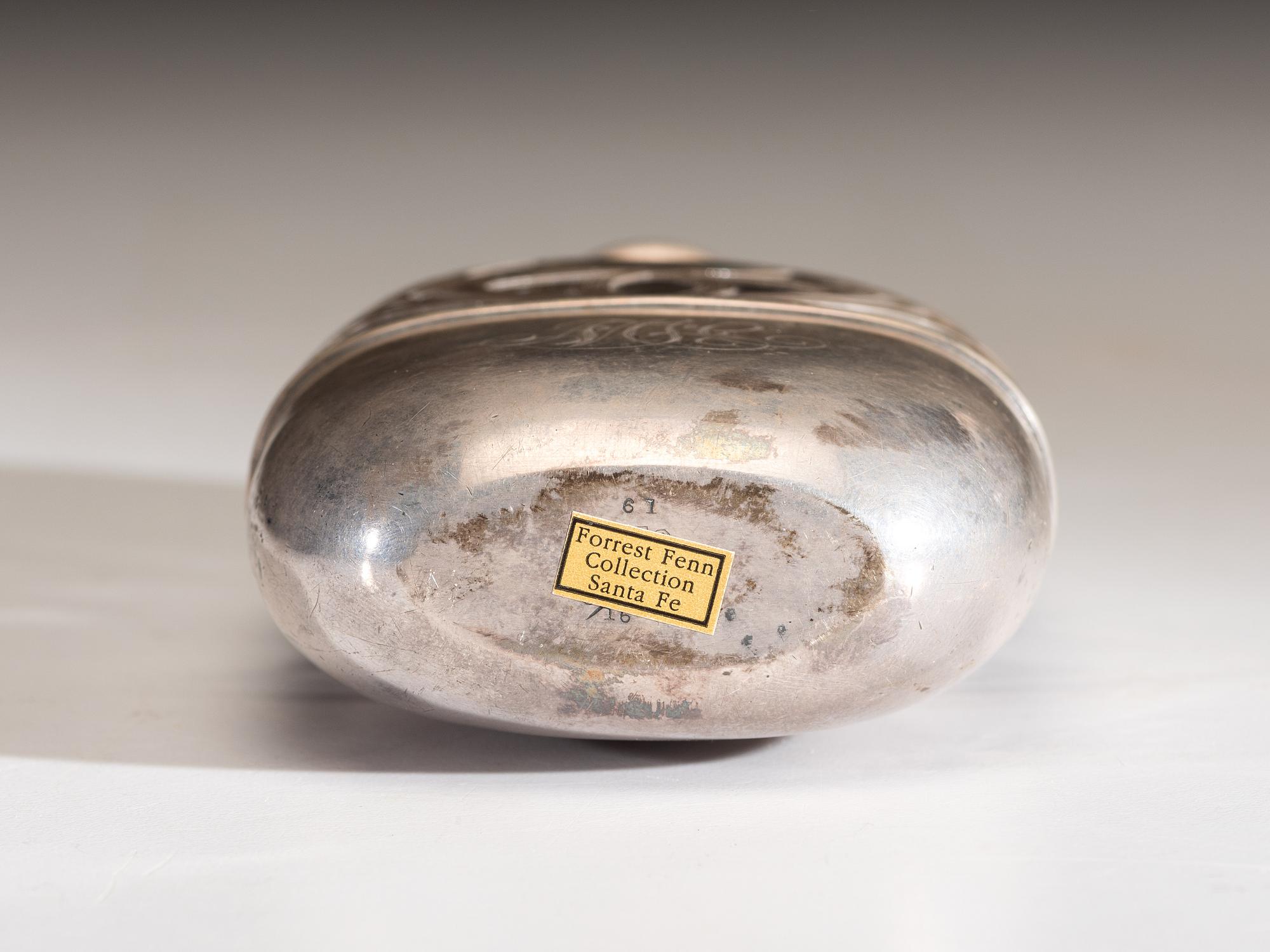 Sterling Silver Overlay Flask