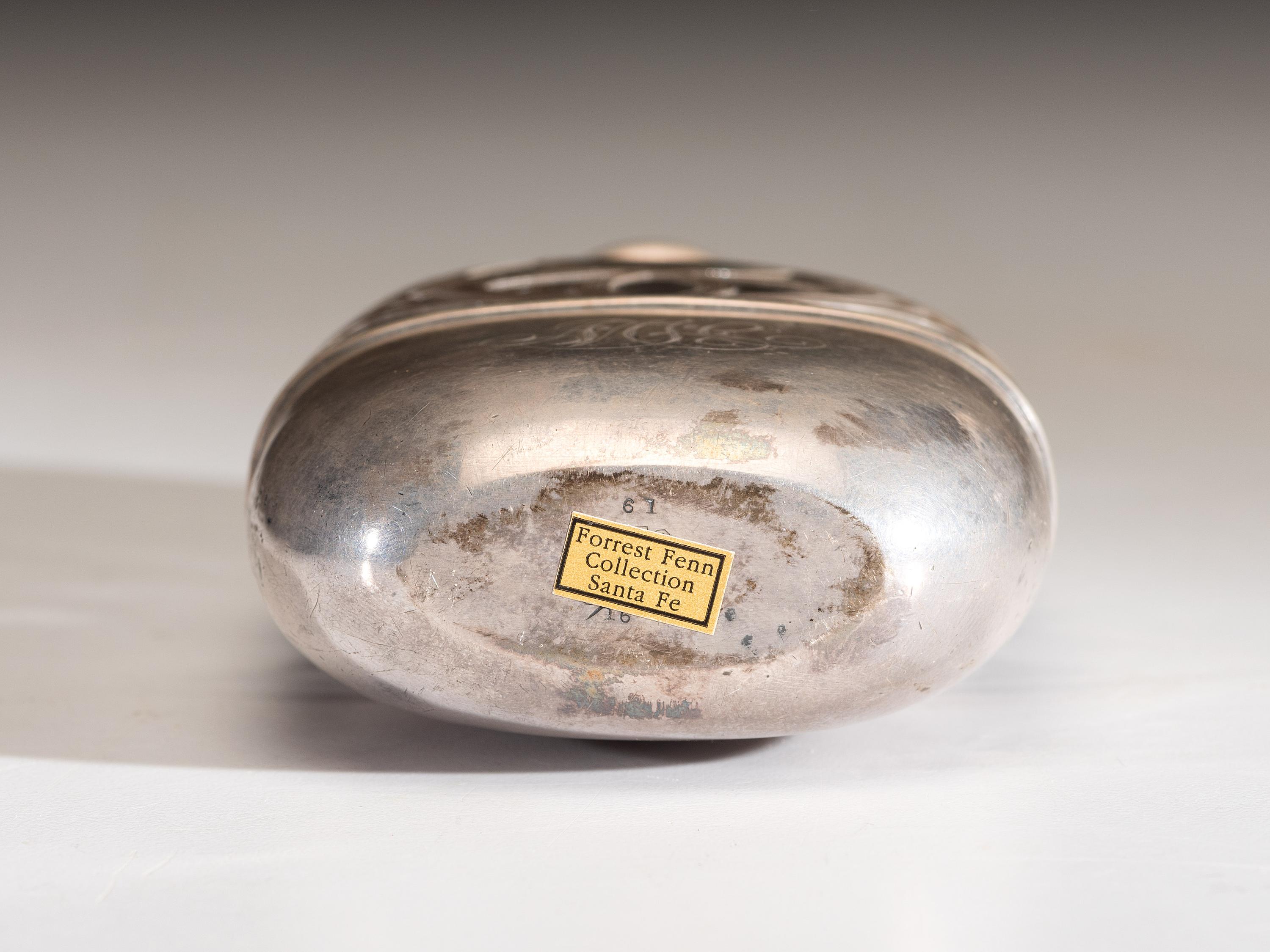 Sterling Silver Overlay Flask