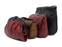 Four Designer Bags: Three Bottega Veneta, One Vecchi