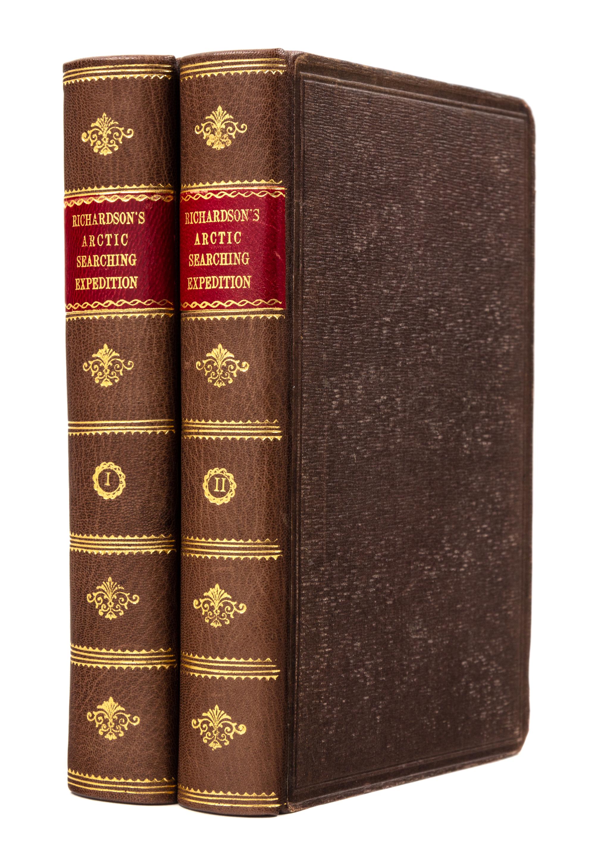 RICHARDSON, John (1787-1865). Arctic Searching Expedition: A Journal of a Boat-Voyage. London, 1851. FIRST EDITION.