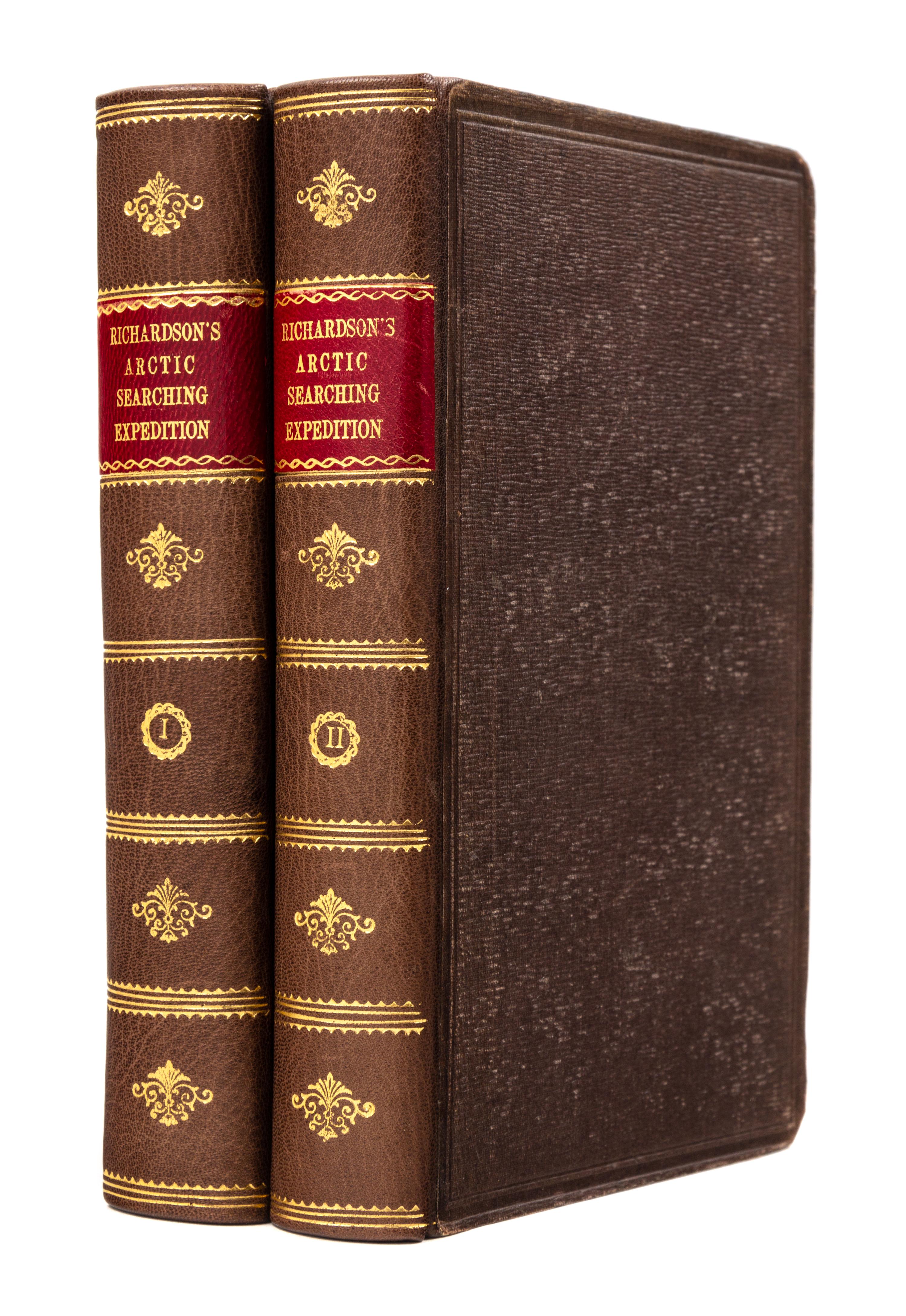 RICHARDSON, John (1787-1865). Arctic Searching Expedition: A Journal of a Boat-Voyage. London, 1851. FIRST EDITION.