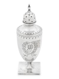 A Collection of Fifteen English and American Silver Casters