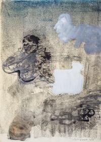 SANTOMASO, GUISEPPE. Cicale e cattedrali. Bodensee, 1962. Limited, signed, with original gouache.