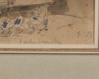 La Fileuse; with Étude de Fileuse (A Double-Sided Work)