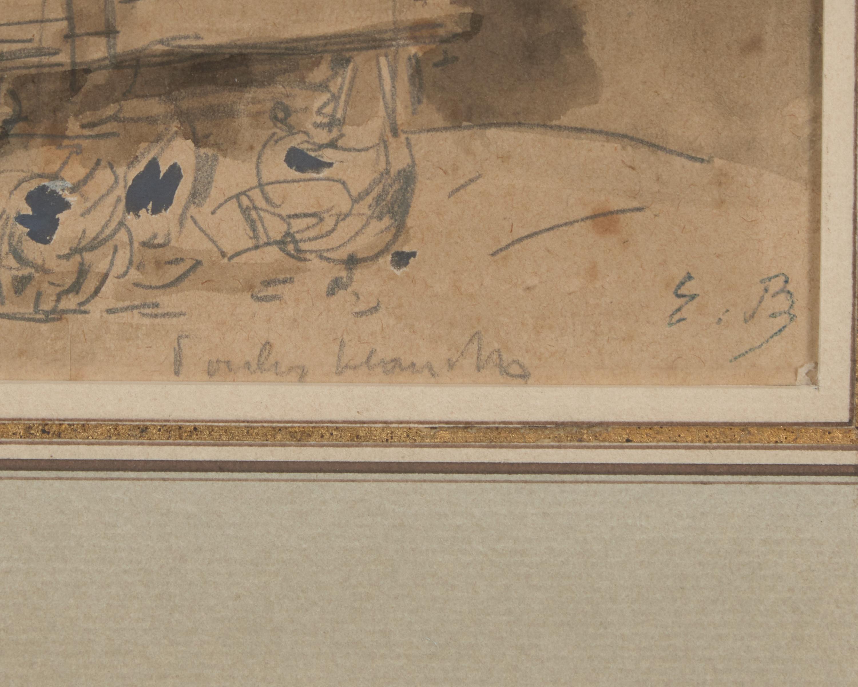 La Fileuse; with Étude de Fileuse (A Double-Sided Work)