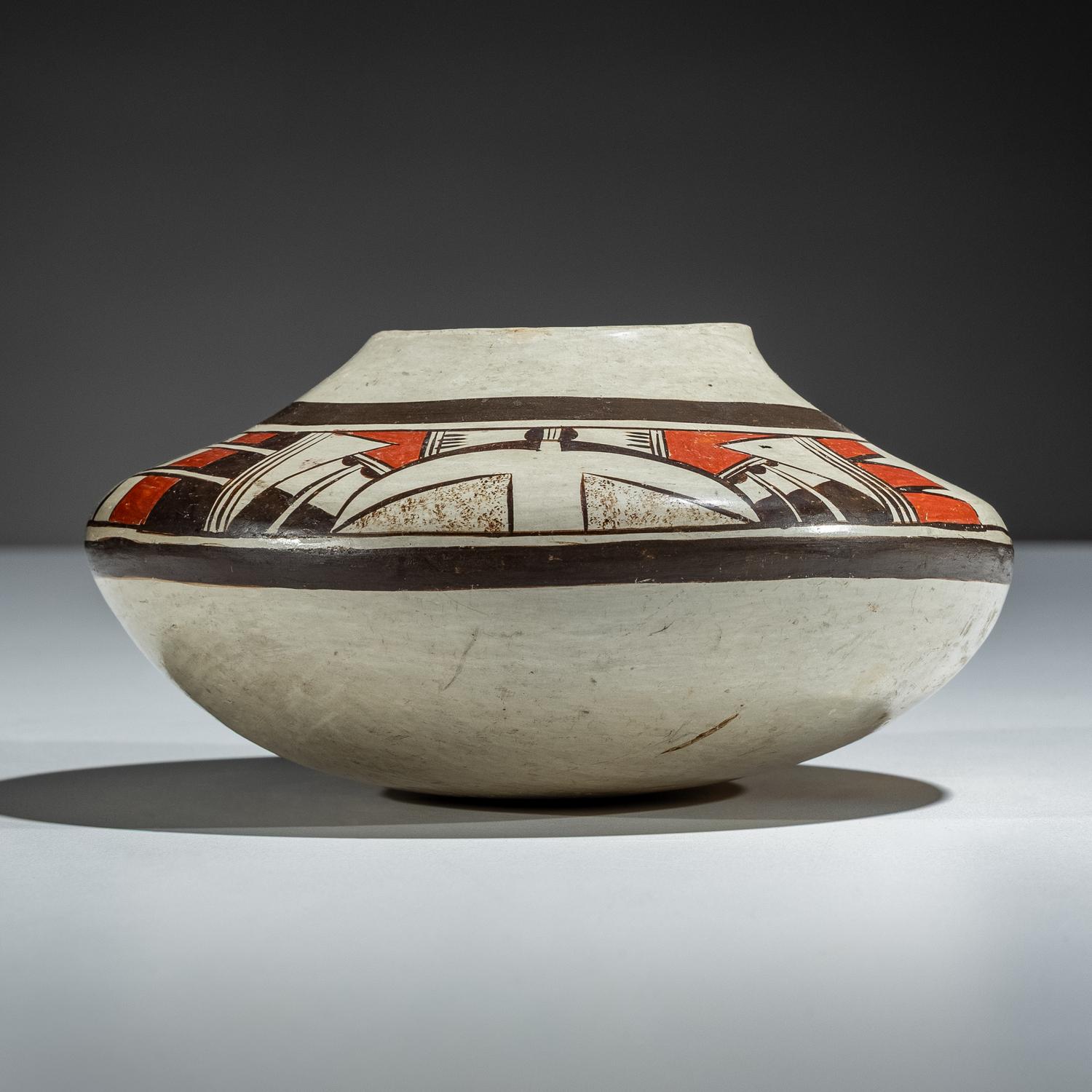 Hopi Pottery Jar, with Fred Harvey Sticker