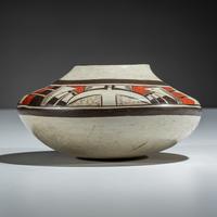Hopi Pottery Jar, with Fred Harvey Sticker