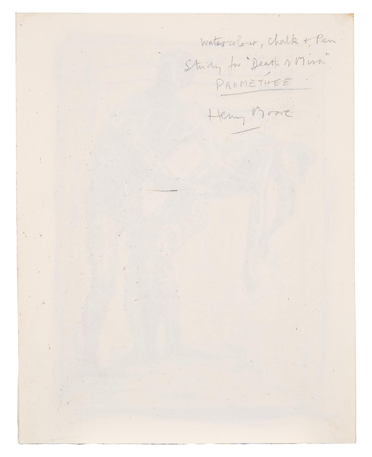 Study for the Death of Mira (Prométhée) , 1950