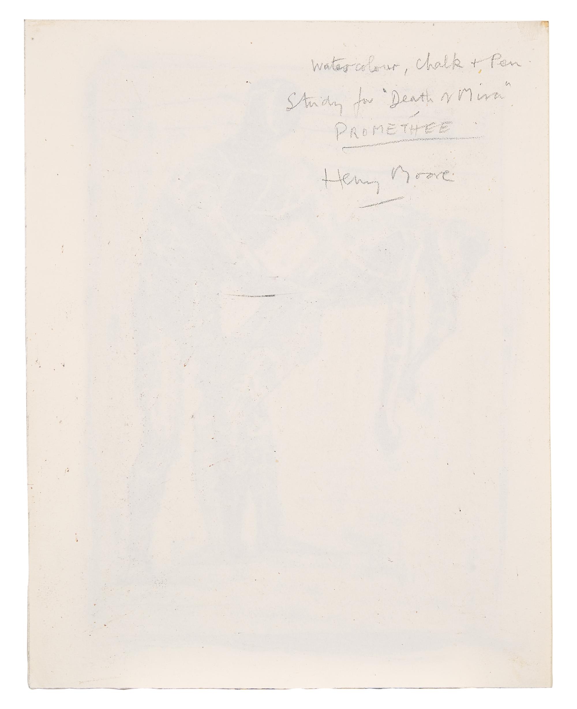 Study for the Death of Mira (Prométhée) , 1950