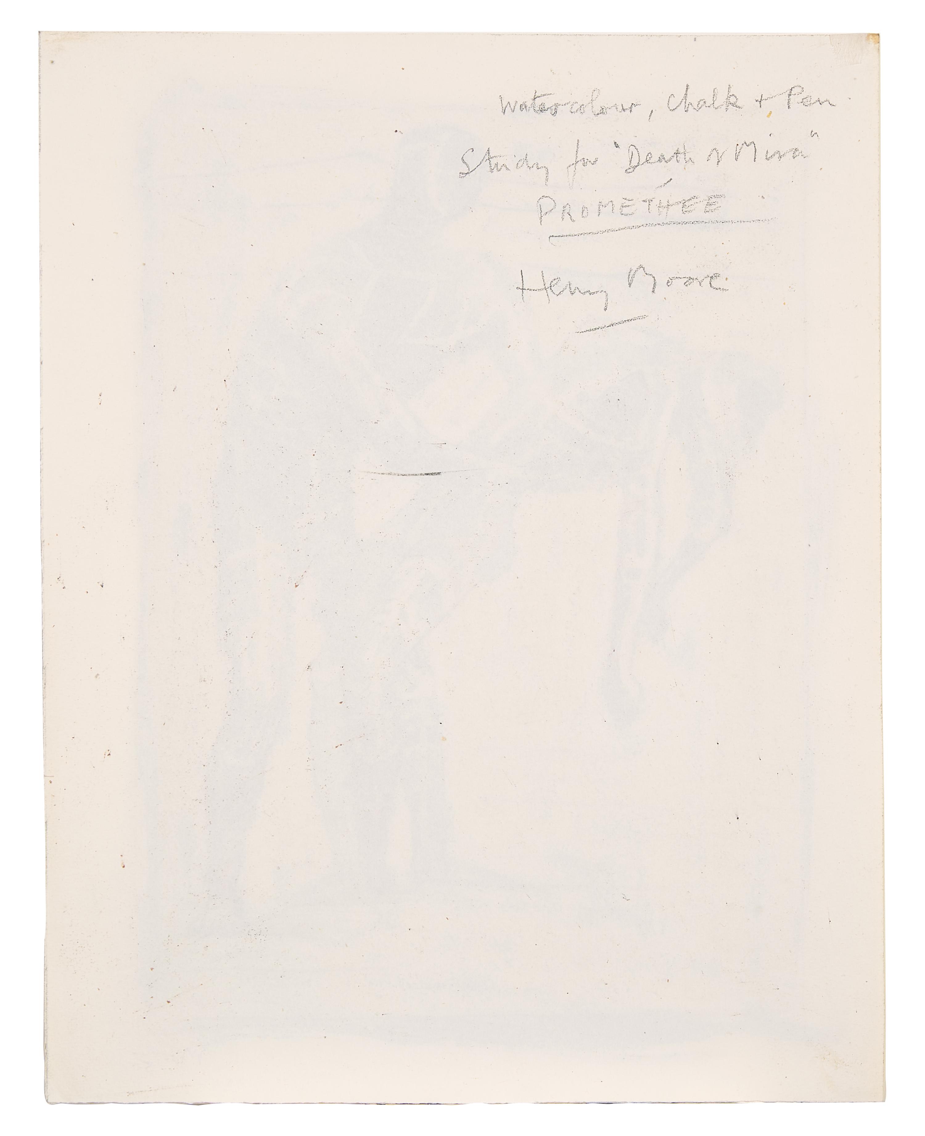 Study for the Death of Mira (Prométhée) , 1950