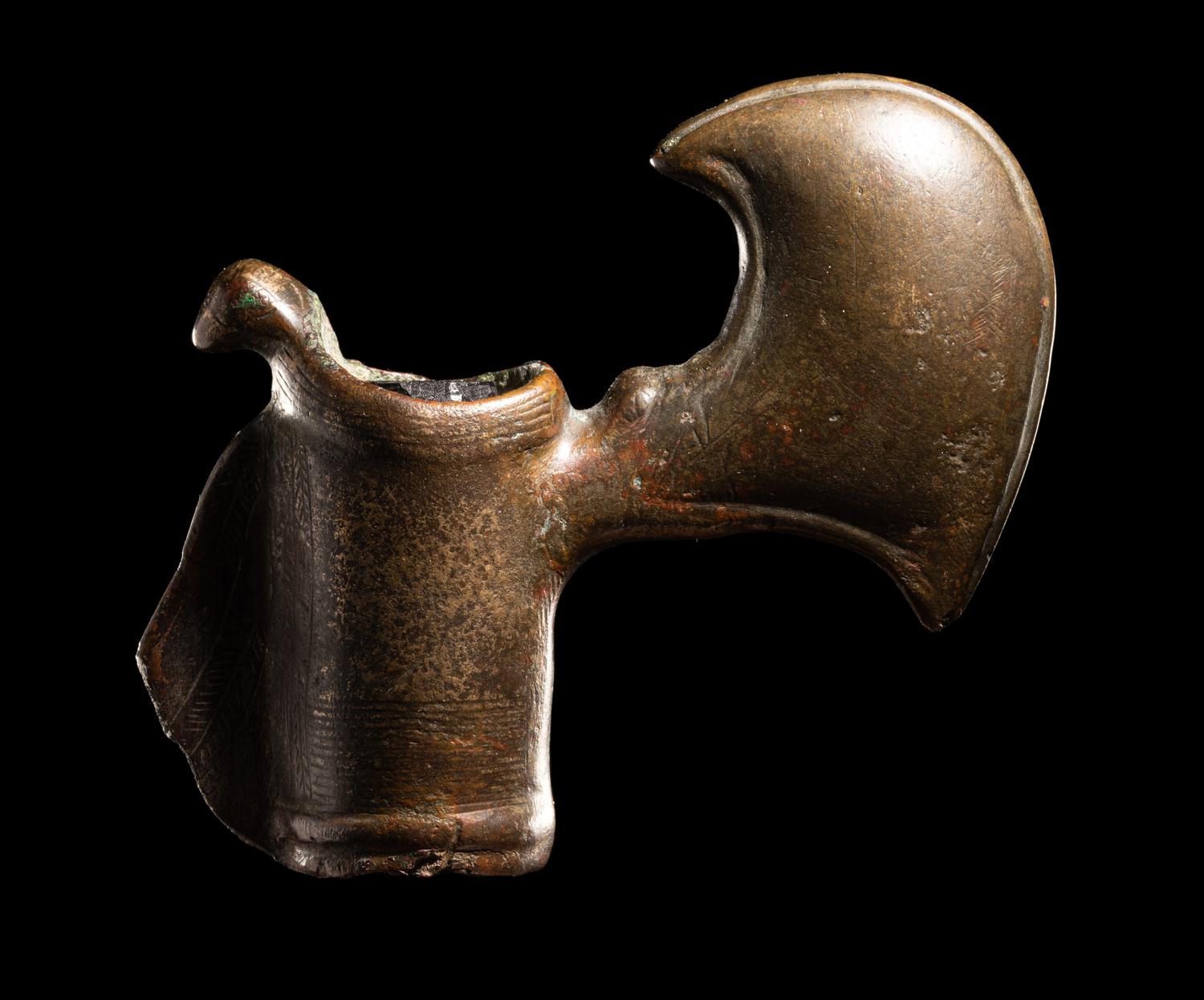 A Luristan Bronze Axehead