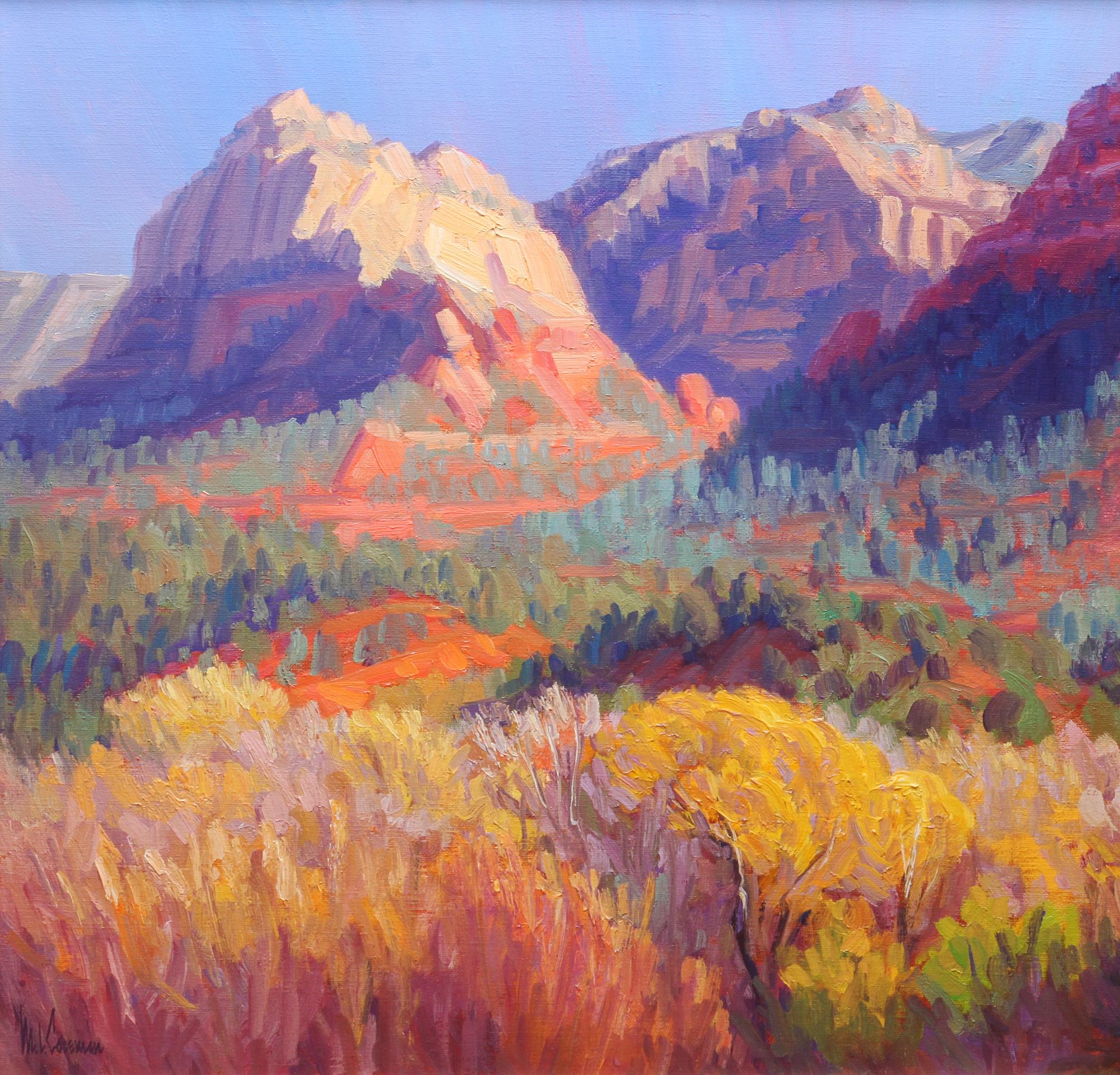 Michael L ML Coleman 24 x 24 inches — (American, b. 1941)