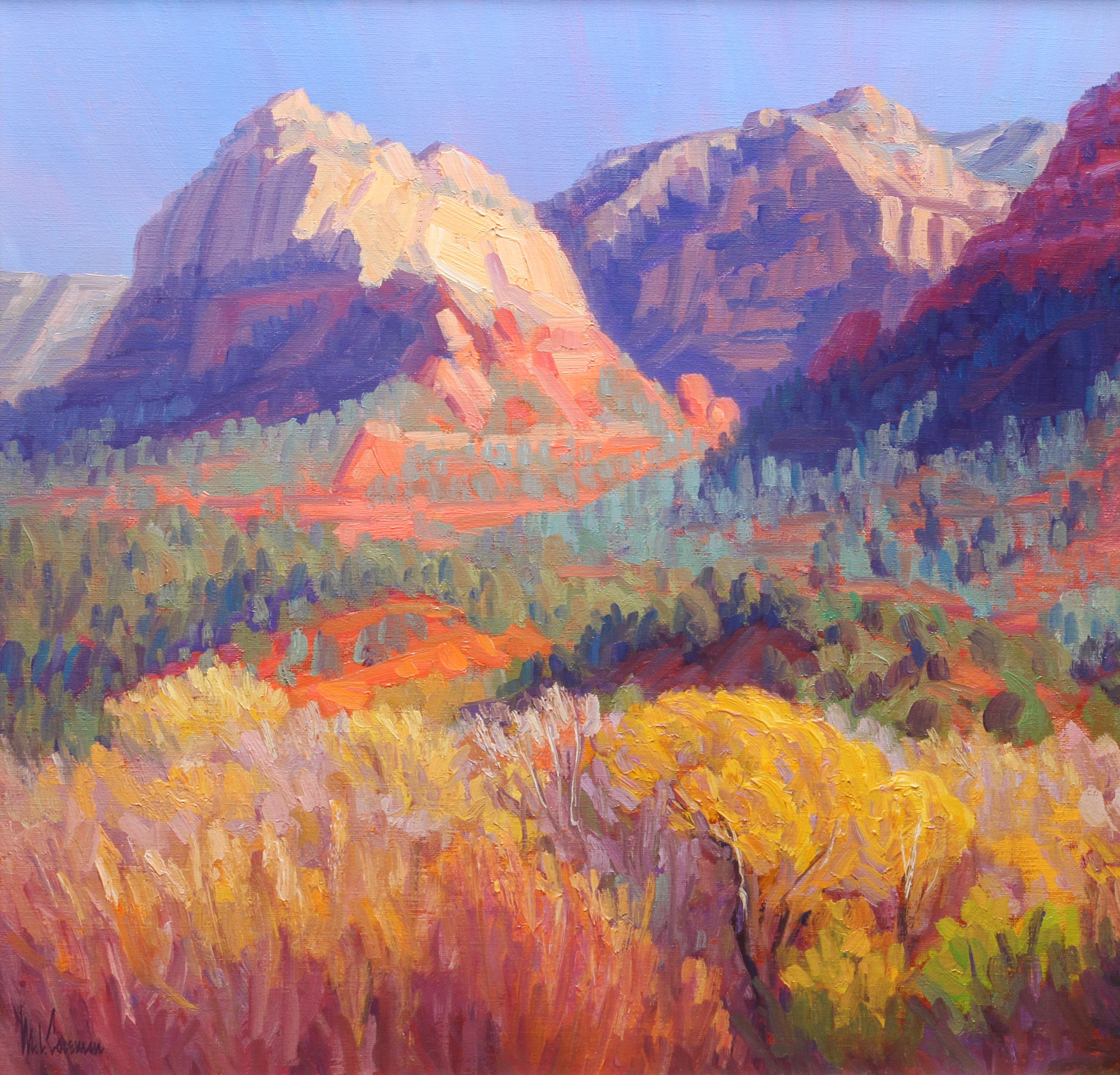 Michael L ML Coleman 24 x 24 inches — (American, b. 1941)