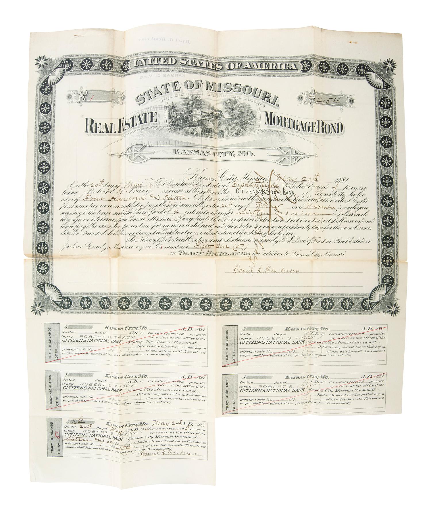 [NATIVE AMERICANS] -- [HENDERSON, Daniel B. (1862-1940)]. An archive of letters and documents mostly related to Henderson's work representing Native American interests, including: