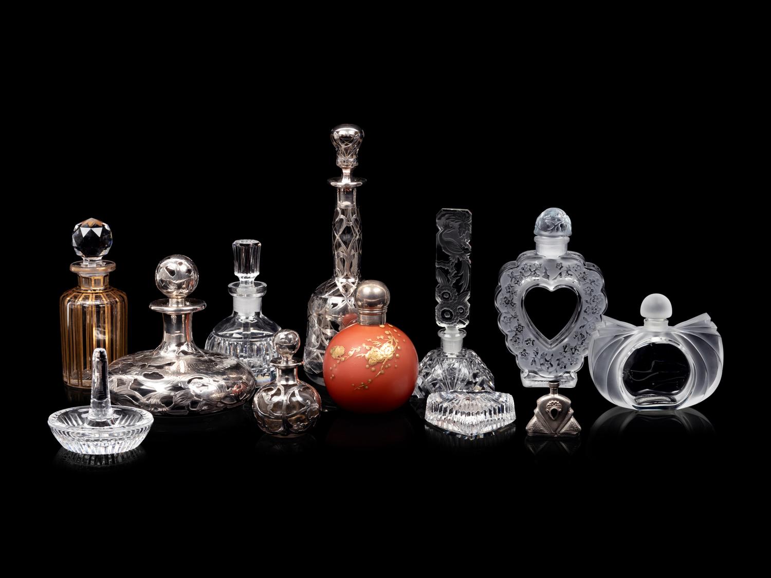 A Collection of Vintage Perfume Bottles