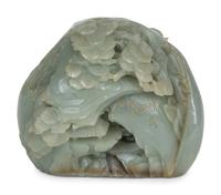 A Carved Hardstone Mountain — 19TH/20TH CENTURY