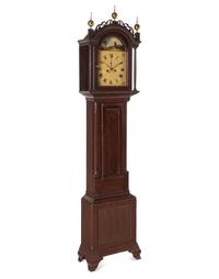 An American Grain-Painted Tall Case Clock