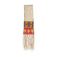 Sioux Beaded Hide Tobacco Bag