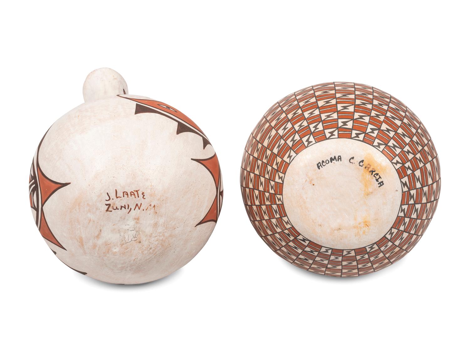 Acoma and Zuni Pottery