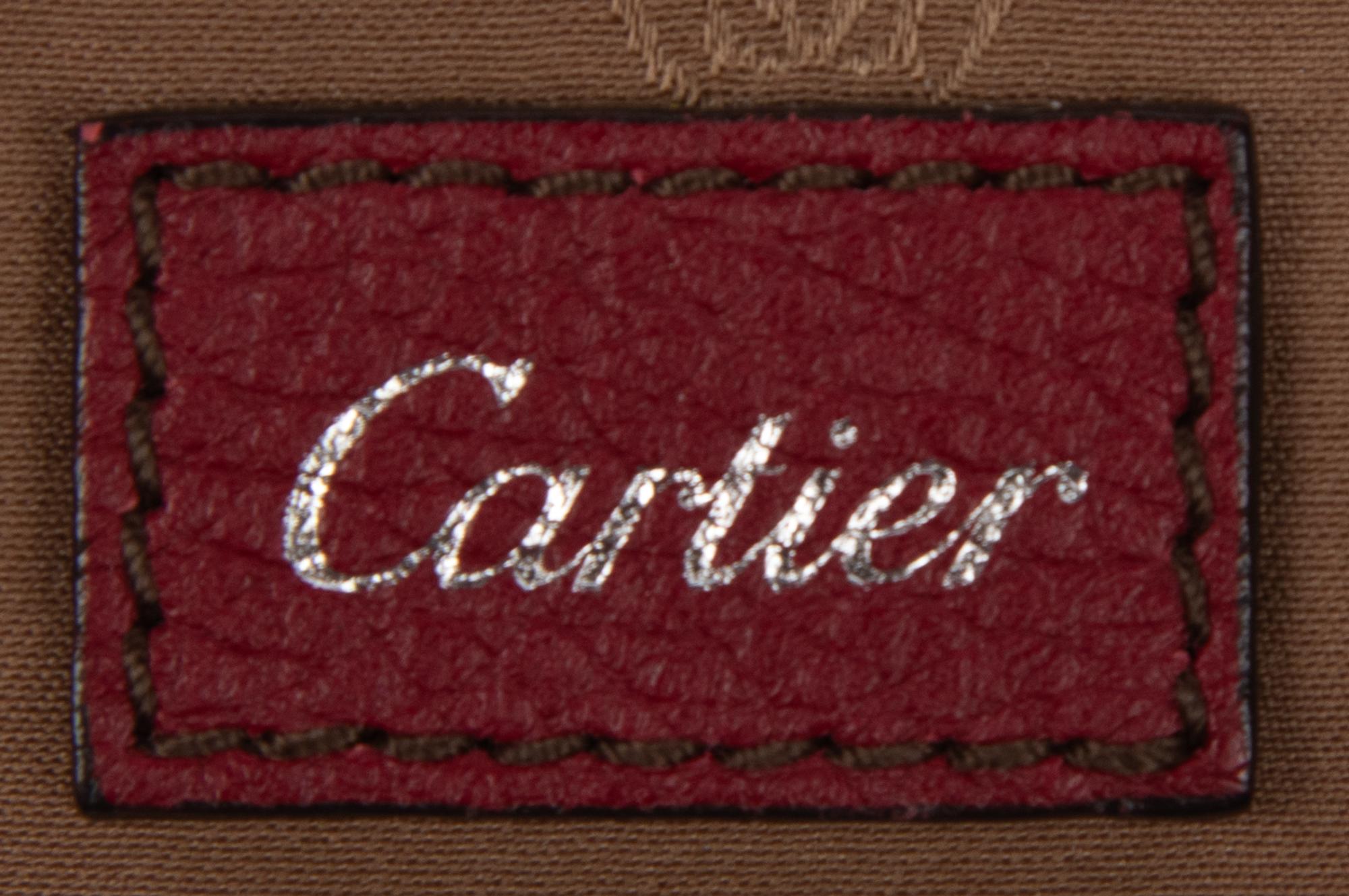 Cartier, Burgundy Marcello Handbag