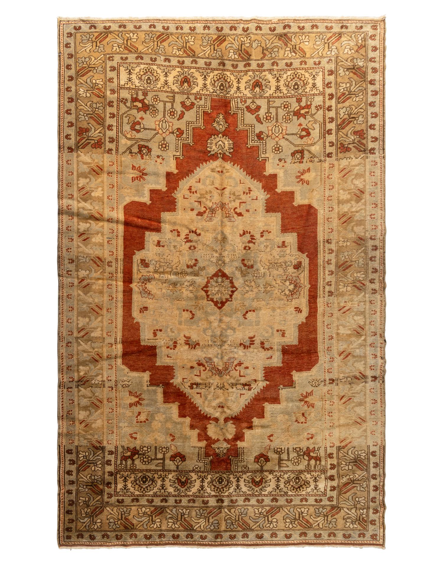 An Oushak Wool Rug