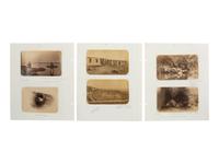 [EARLY PHOTOGRAPHY - WESTERN AMERICANA]. Album compiled by the Plummer family of San Francisco, featuring photographs of the Turk Island Salt Works, occupational scenes, and family events. Ca 1880s-1890s.