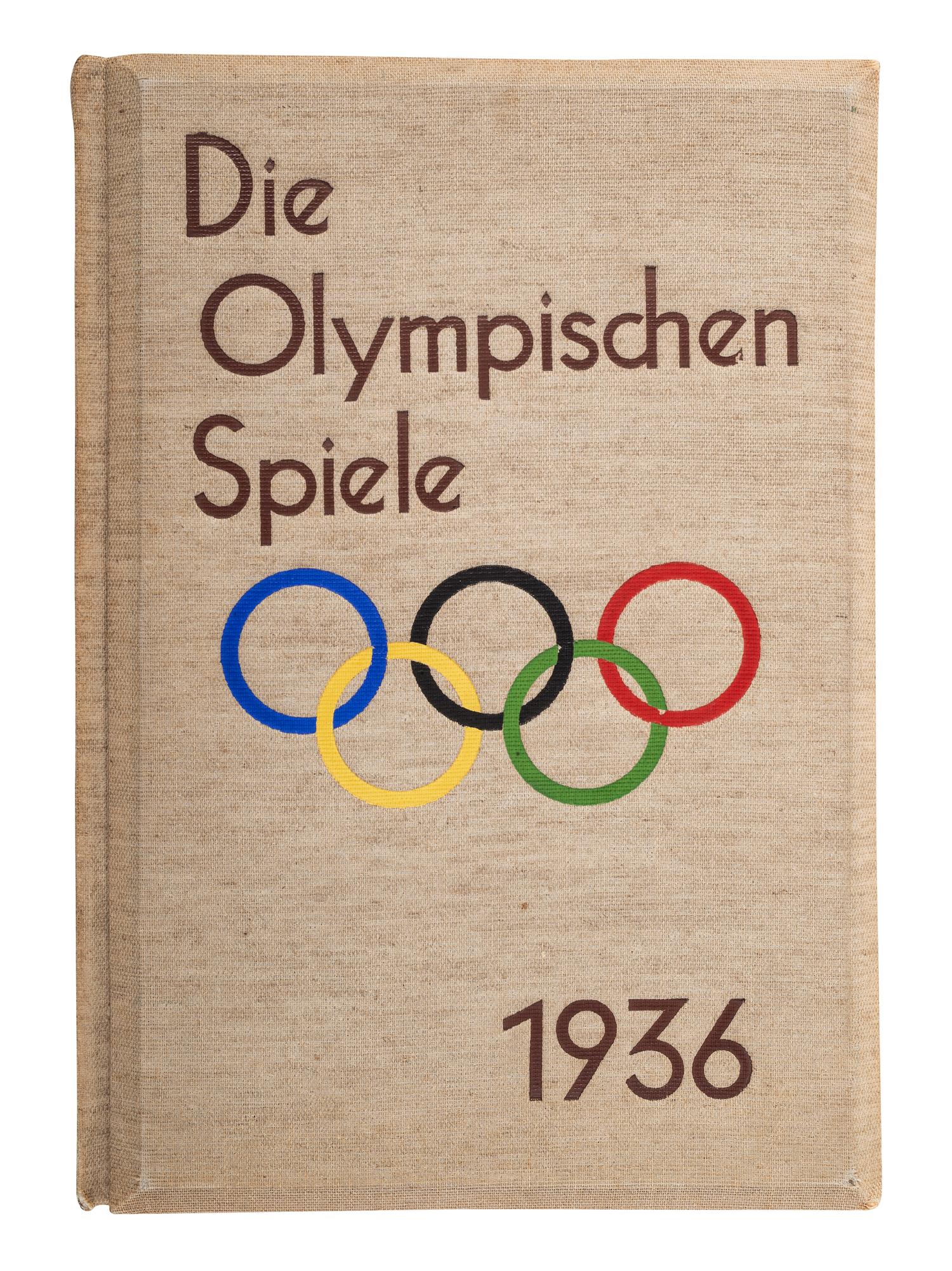 [OLYMPICS]. HOFFMANN, Heinrich, photog, and Lüdwig HAYMANN, author. Die Olympischen Spiele 1936 .