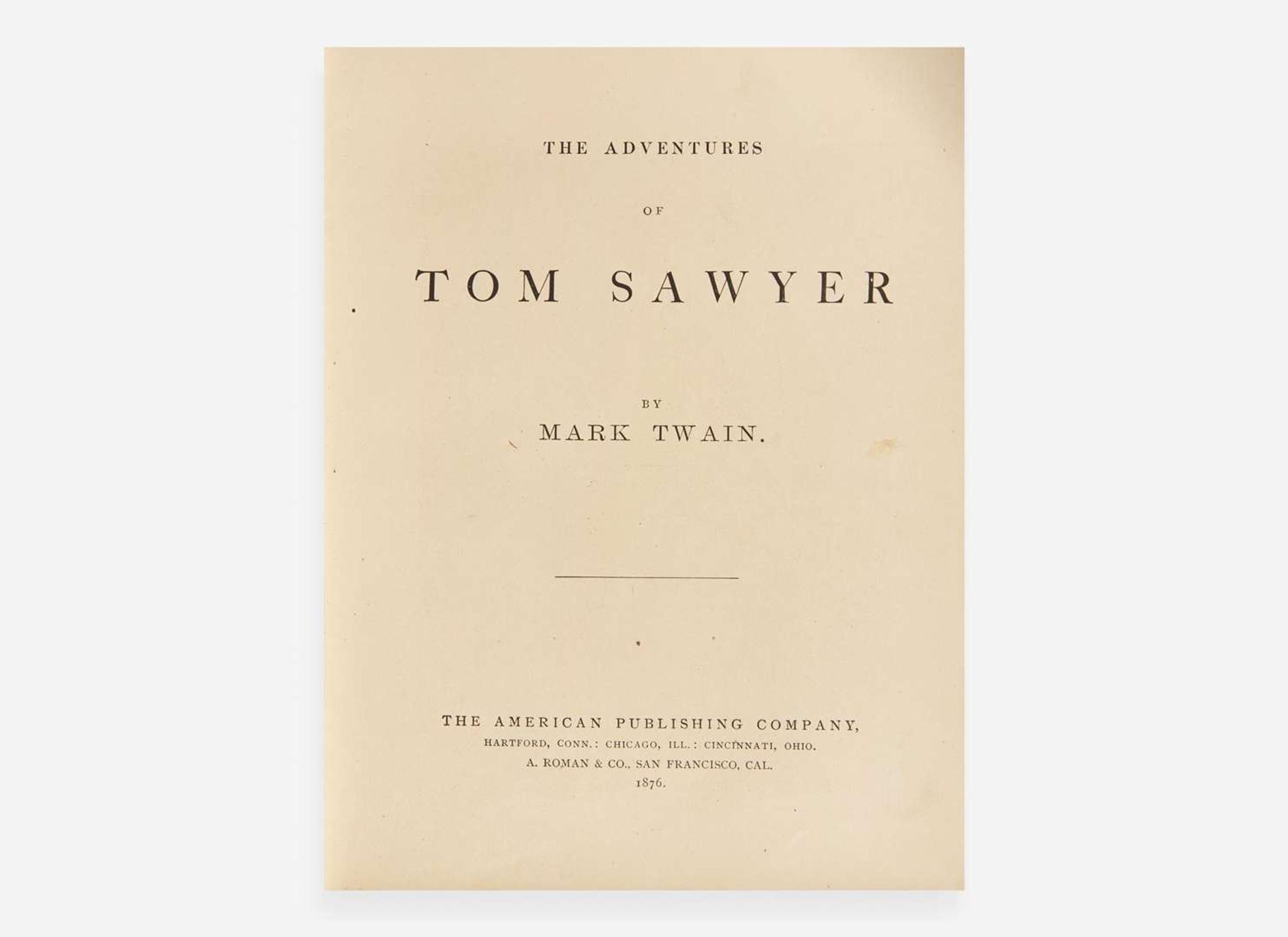 [Literature] Twain, Mark (Samuel L. Clemens): The Adventures of Tom Sawyer