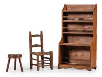 Three Miniature Furniture Articles
