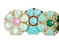 A Group of Eight English and French Majolica Six-Well Oyster Plates — Mid-19th Century