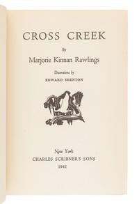 RAWLINGS, Marjorie Kinnan (1896-1953). The Yearling. New York: Charles Scribner's Sons, 1938.