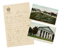 CARUSO, Enrico (1873-1921). Autograph letter signed ("Enrico Caruso"). To Miss Elizabeth Matson, Feb. 15th 1907.