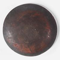 A slip-decorated and glazed redware dish 19th century