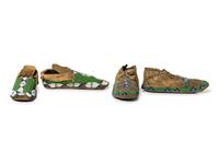 Sioux Beaded Hide Moccasins