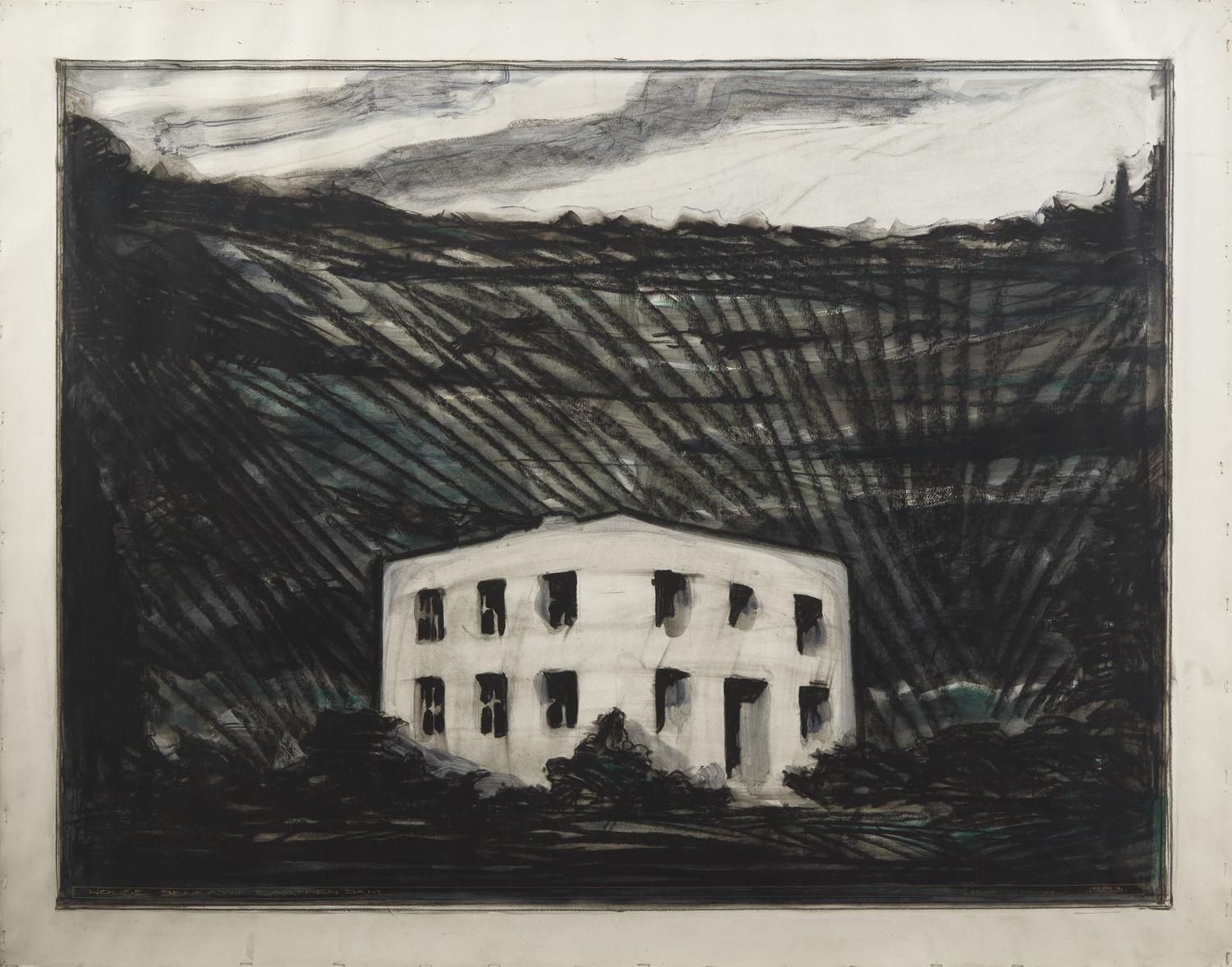 House Beneath Earthen Dam, 1983