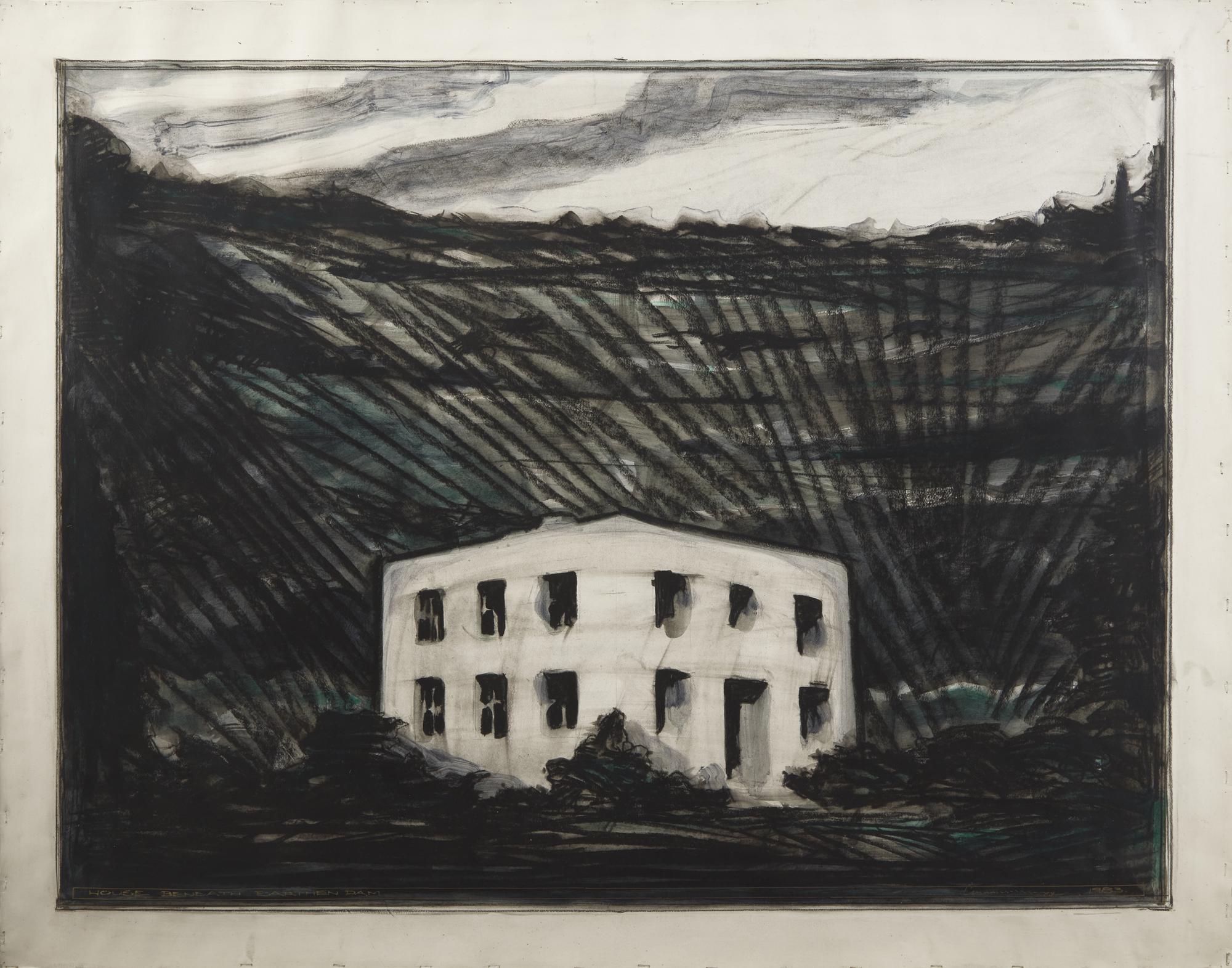 House Beneath Earthen Dam, 1983