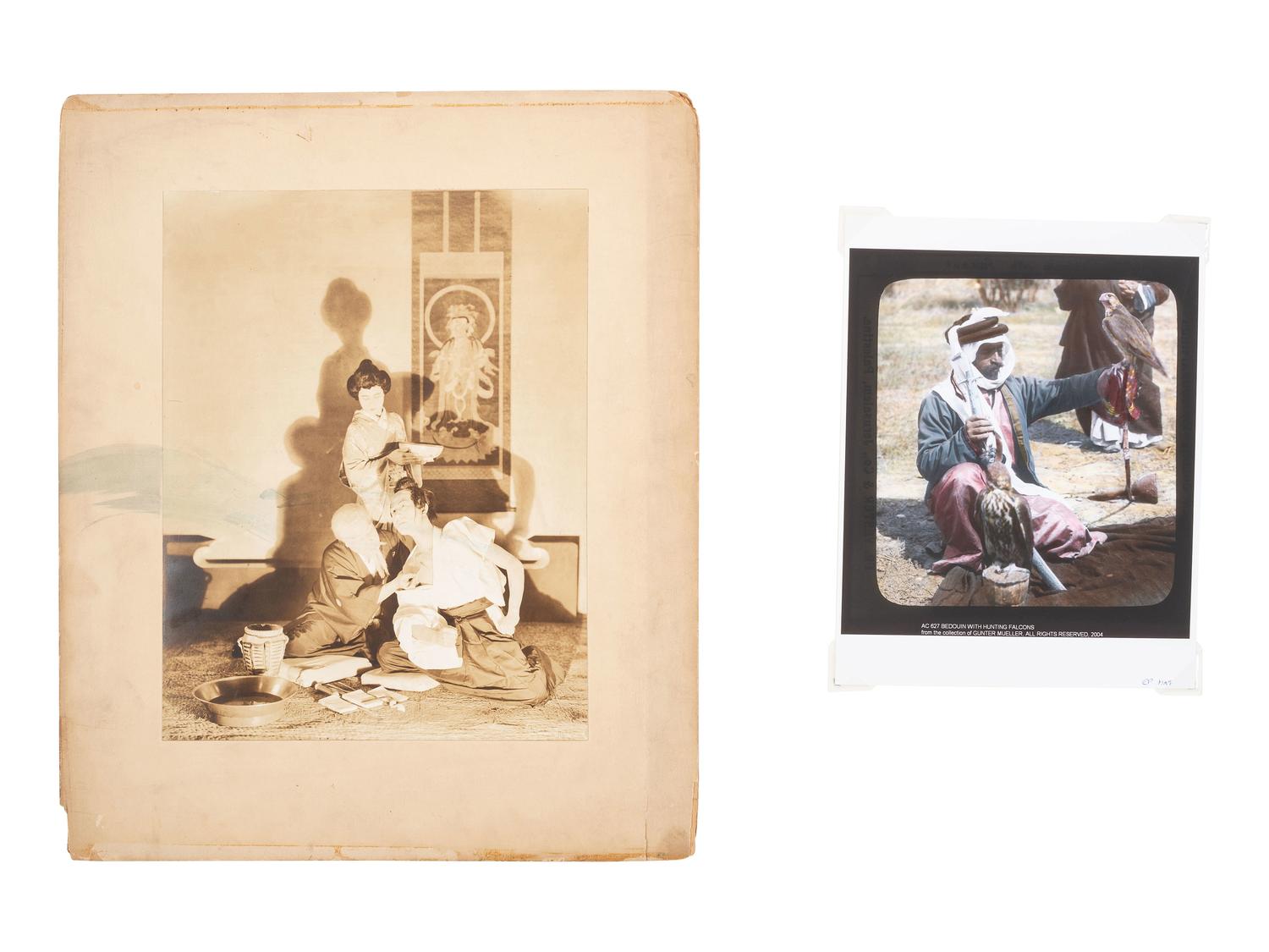[EARLY PHOTOGRAPHY]. Large collection of artwork, landscapes, and personalities in Europe & beyond.