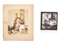 [EARLY PHOTOGRAPHY]. Large collection of artwork, landscapes, and personalities in Europe & beyond.