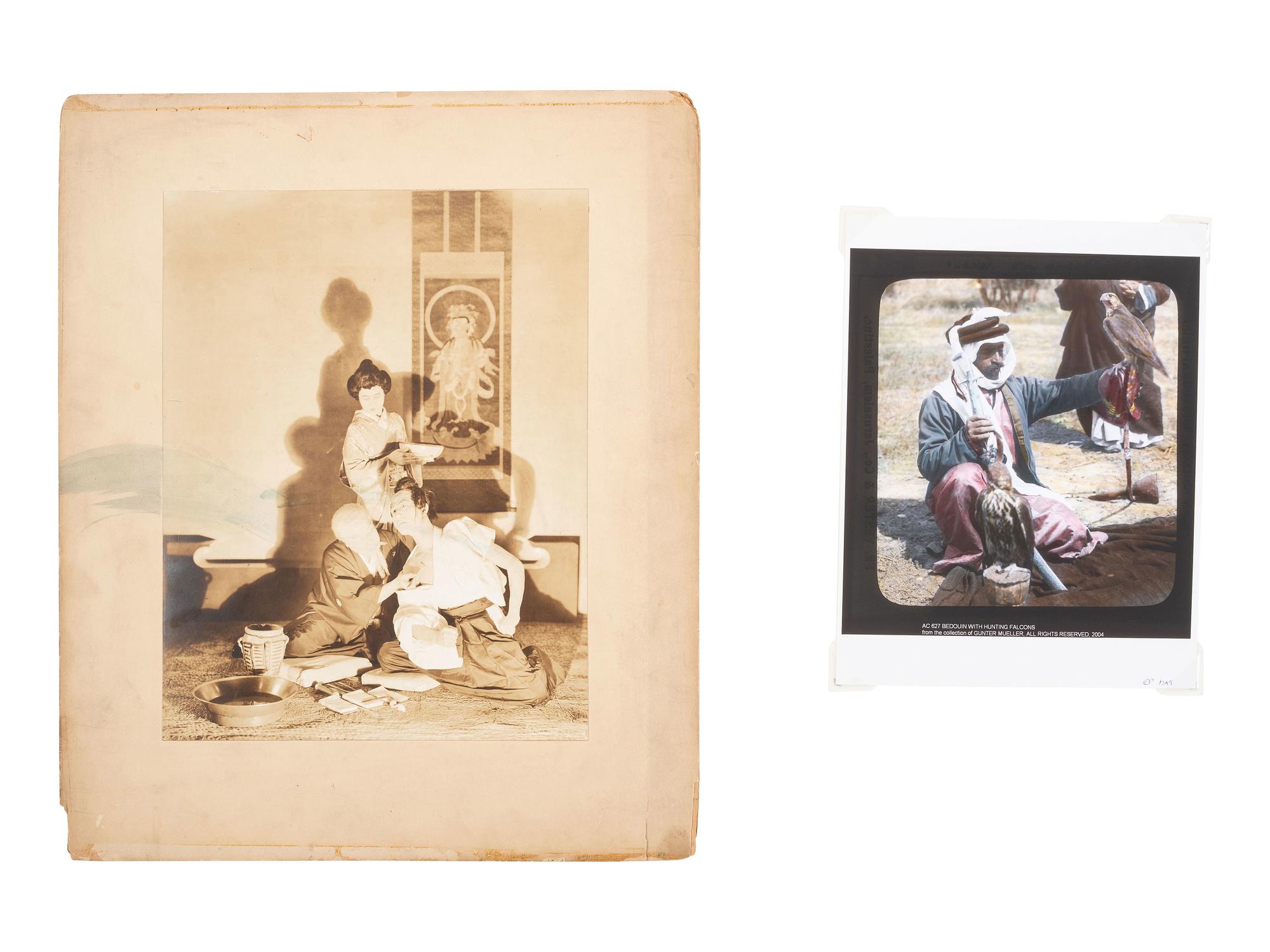 [EARLY PHOTOGRAPHY]. Large collection of artwork, landscapes, and personalities in Europe & beyond.