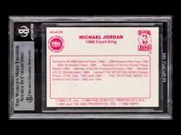 A 1986 Star Court Kings Michael Jordan Basketball Card No. 18 (BGS 8.5 NM-MT+)