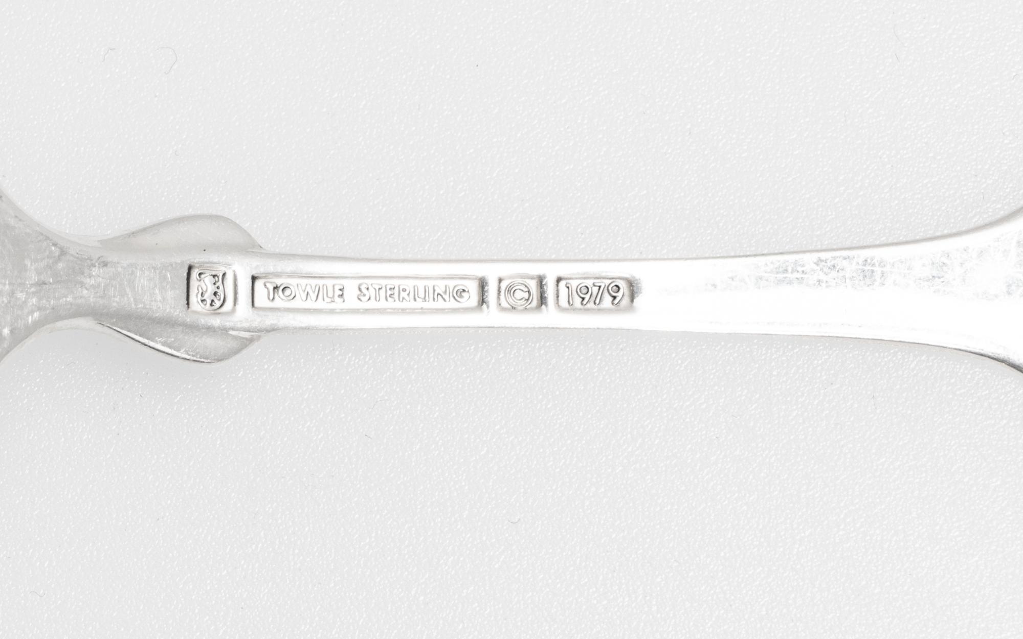 An American Silver Flatware Service
