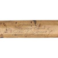 Lady Liberty Hilt Horstmann Presentation Militia Officer's Sword of Captain Charles Swearingen given by Secretary of War Simon Cameron