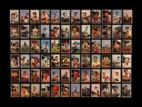 A Near Set of 1953 Bowman Color Baseball Cards (158/160)